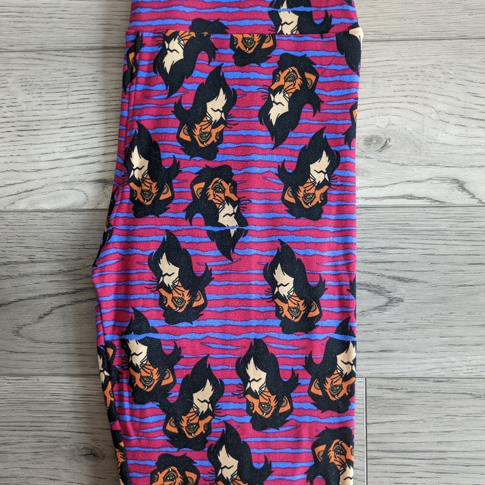 OS LuLaRoe Disney Scar Leggings